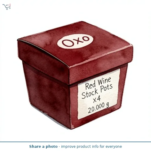 Oxo Red Wine Stock Pots x4 20g