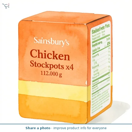 Sainsbury's Chicken Stockpots x4 112g