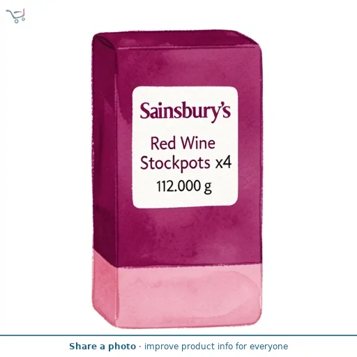 Sainsbury's Red Wine Stockpots x4 112g