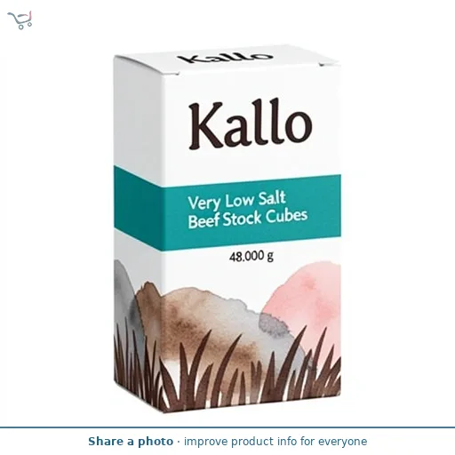 Kallo Very Low Salt Beef Stock Cubes 6x8g