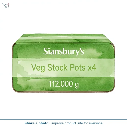 Sainsbury's Veg Stock Pots x4 112g