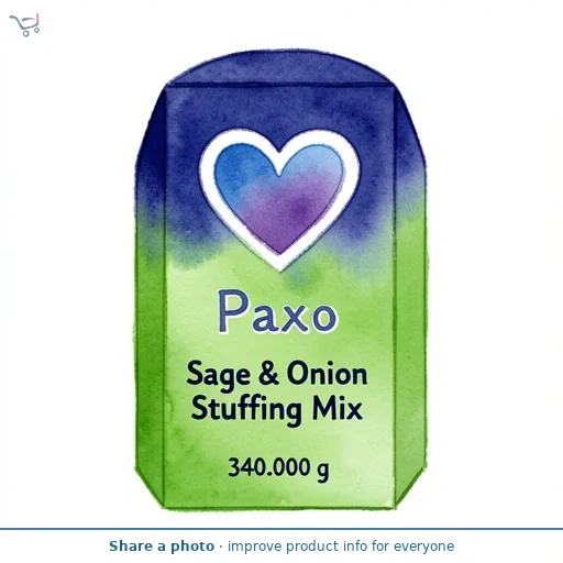 Paxo Sage & Onion Stuffing Mix 340g