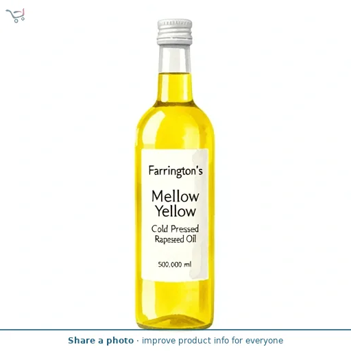 Farrington's Mellow Yellow Cold Pressed Rapeseed Oil 500ml