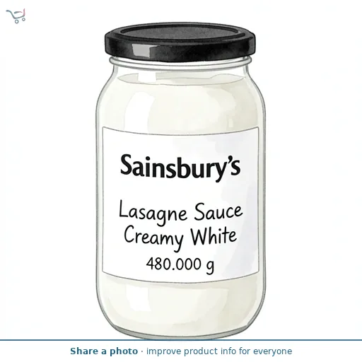 Sainsbury's Lasagne Sauce Creamy White 480g