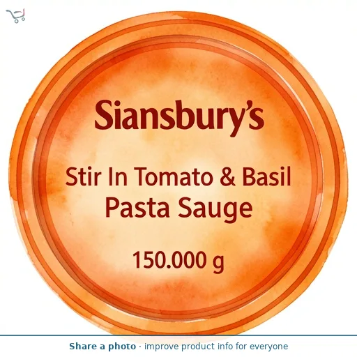 Sainsbury's Stir In Tomato & Basil Pasta Sauce 150g