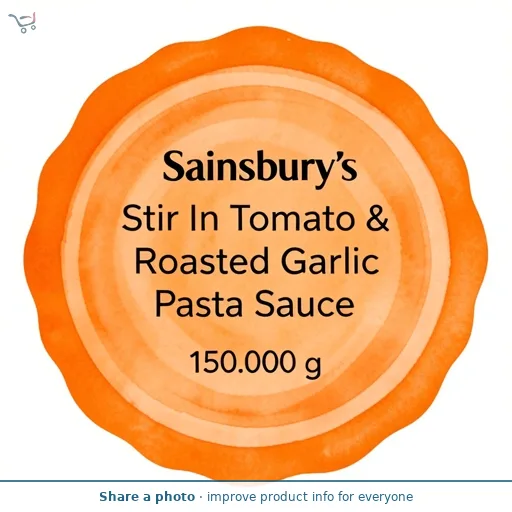 Sainsbury's Stir In Tomato & Roasted Garlic Pasta Sauce 150g
