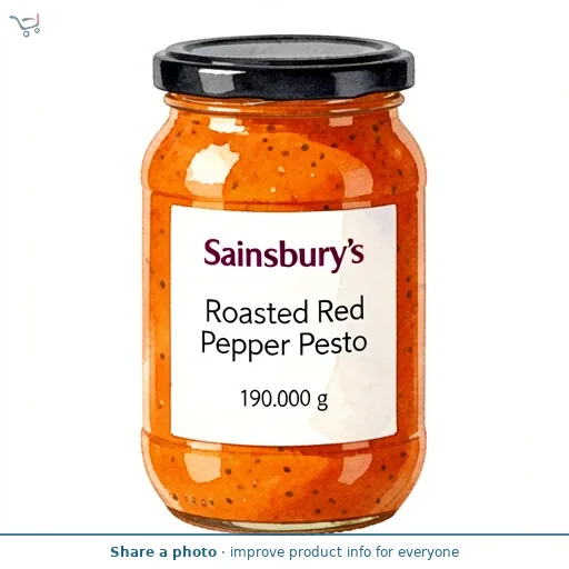 Sainsbury's Roasted Red Pepper Pesto 190g