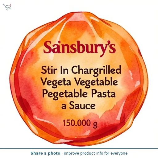 Sainsbury's Stir In Chargrilled Vegetable Pasta Sauce 150g