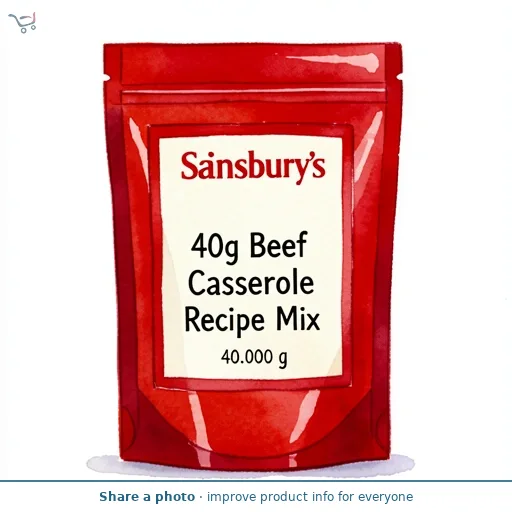 Sainsbury's 40g Beef Casserole Recipe Mix
