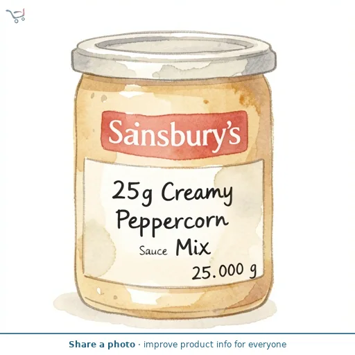 Sainsbury's 25g Creamy Peppercorn Sauce Mix