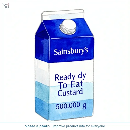 Sainsbury's Ready To Eat Custard 500g