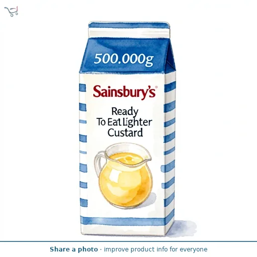 Sainsbury's Ready To Eat Lighter Custard 500g