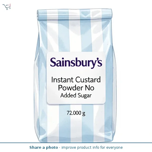 Sainsbury's Instant Custard Powder No Added Sugar 72g