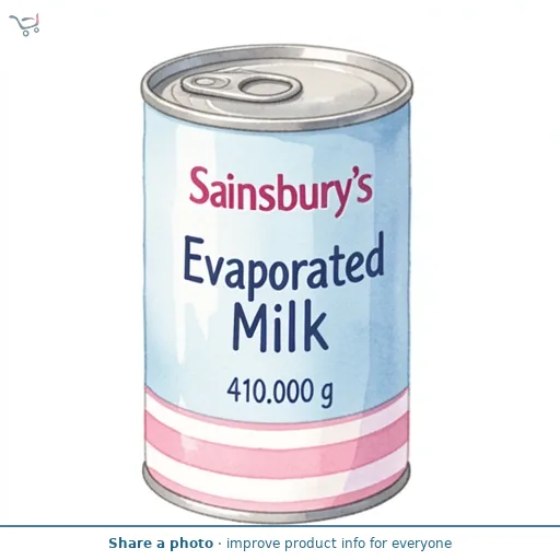 Sainsbury's Evaporated Milk 410g