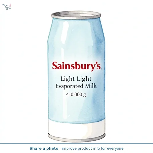 Sainsbury's Light Evaporated Milk 410g