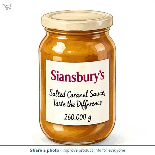 Sainsbury's Salted Caramel Sauce, Taste the Difference 260g