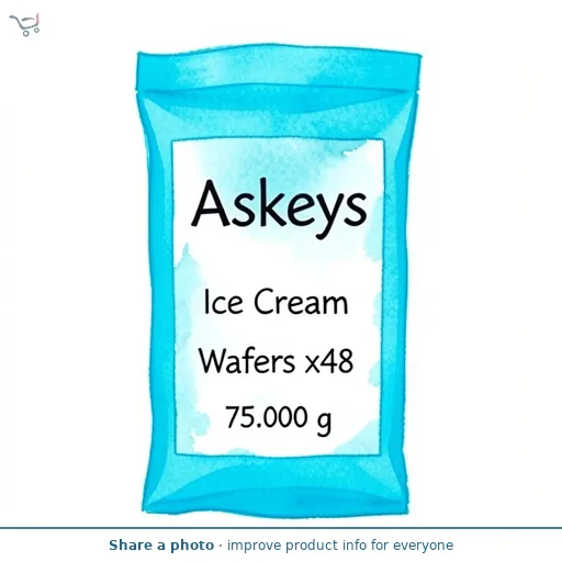Askeys Ice Cream Wafers x48 75g