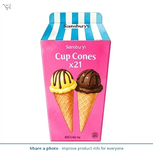 Sainsbury's Cup Cones x21