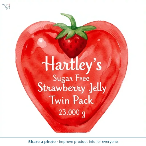 Hartley's Sugar Free Strawberry Jelly Twin Pack 23g