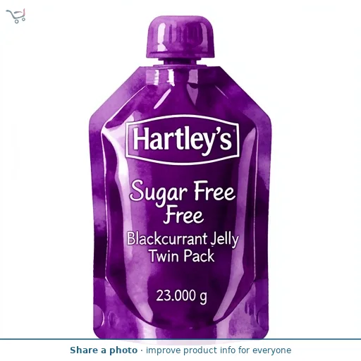 Hartley's Sugar Free Blackcurrant Jelly Twin Pack 23g