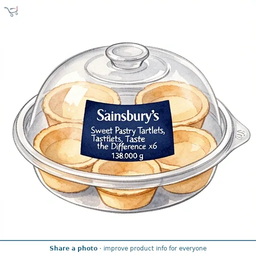 Sainsbury's Sweet Pastry Tartlets, Taste the Difference x6 138g
