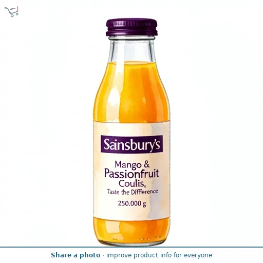 Sainsbury's Mango & Passionfruit Coulis, Taste the Difference 250g
