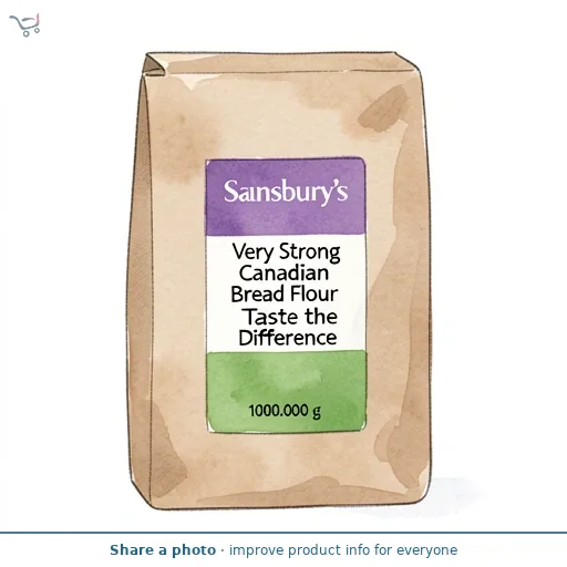 Sainsbury's Very Strong Canadian Bread Flour, Taste the Difference 1kg