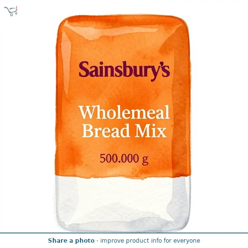 Sainsbury's Wholemeal Bread Mix 500g
