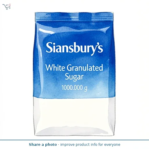 Sainsbury's White Granulated Sugar 1kg
