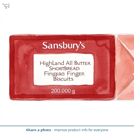 Sainsbury's Highland All Butter Shortbread Finger Biscuits 200g