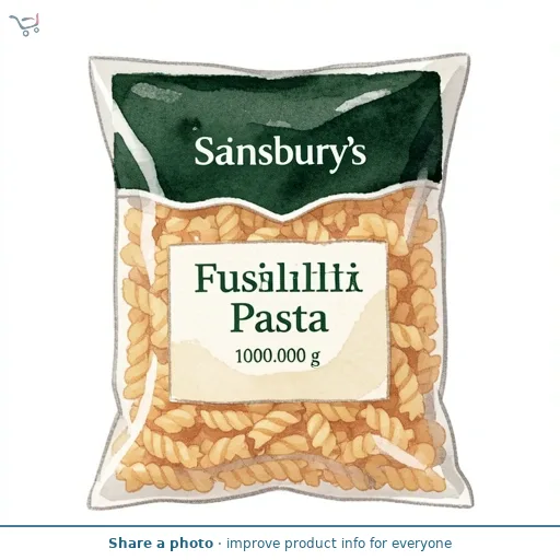 Sainsbury's Fusilli Pasta 1kg