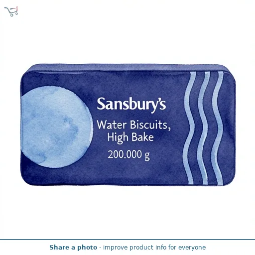 Sainsbury's Water Biscuits, High Bake 200g