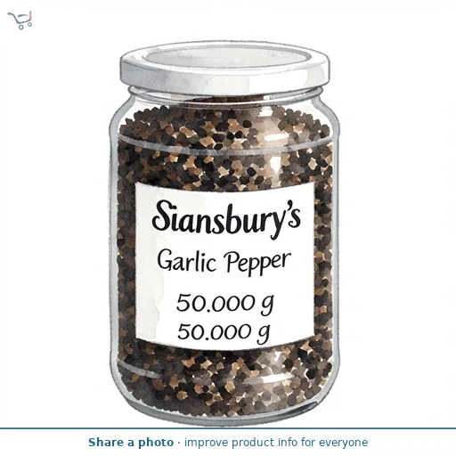 Sainsbury's Garlic Pepper 50g