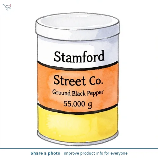 Stamford Street Co. Ground Black Pepper 55g