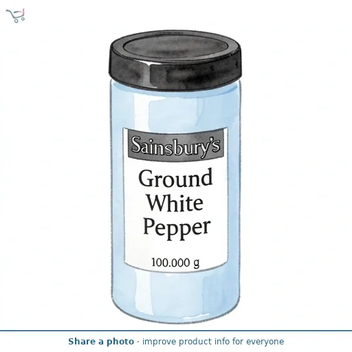 Sainsbury's Ground White Pepper 100g