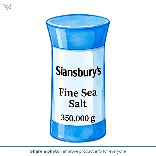 Sainsbury's Fine Sea Salt 350g
