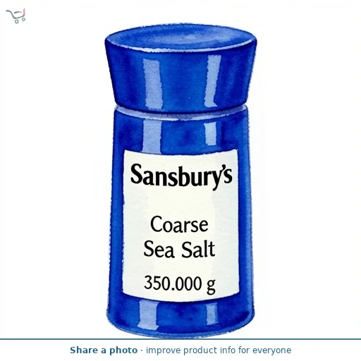 Sainsbury's Coarse Sea Salt 350g