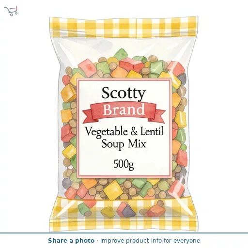 Scotty Brand Vegetable & Lentil Soup Mix 500g