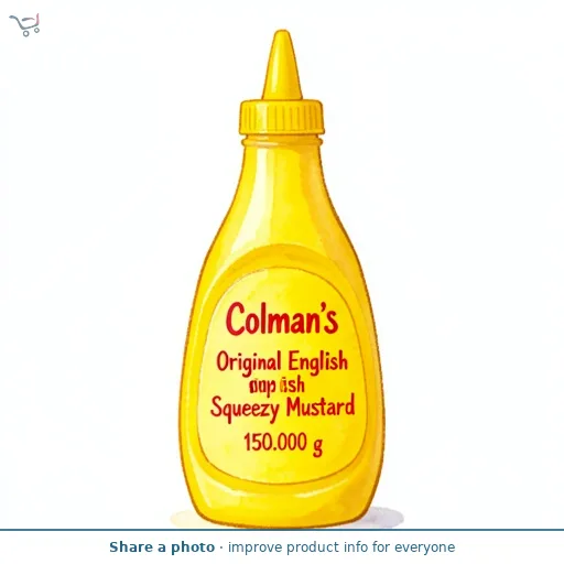 Colman's Original English Squeezy Mustard 150g