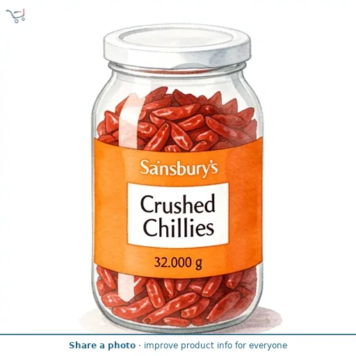 Sainsbury's Crushed Chillies 32g