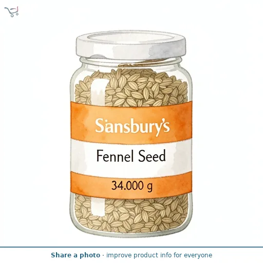 Sainsbury's Fennel Seed 34g