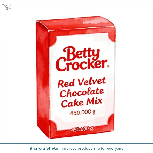 Betty Crocker Red Velvet Chocolate Cake Mix 450g