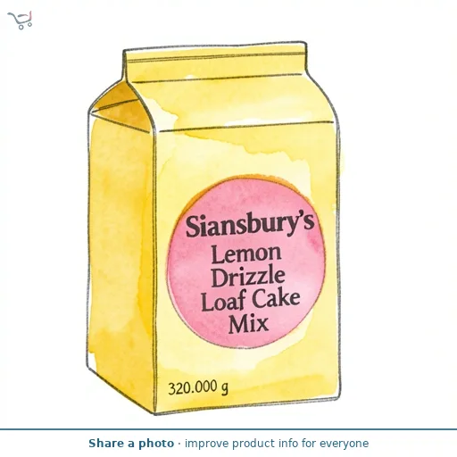 Sainsbury's Lemon Drizzle Loaf Cake Mix 320g