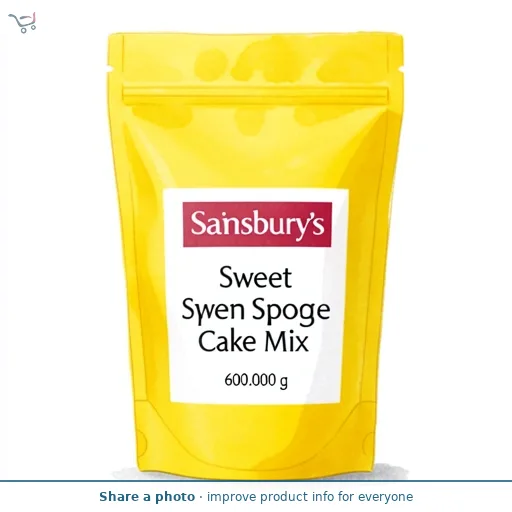 Sainsbury's Sweet Sponge Cake Mix 600g
