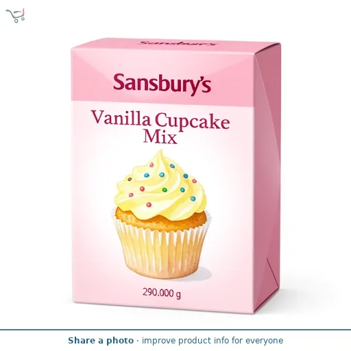 Sainsbury's Vanilla Cupcake Mix 290g
