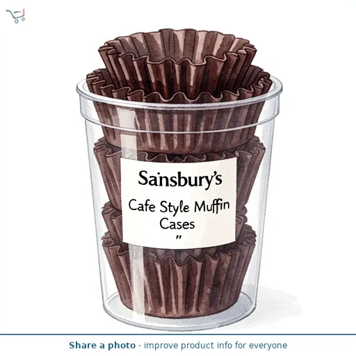 Sainsbury's Cafe Style Muffin Cases