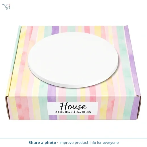 House of Cake Board & Box 10 inch