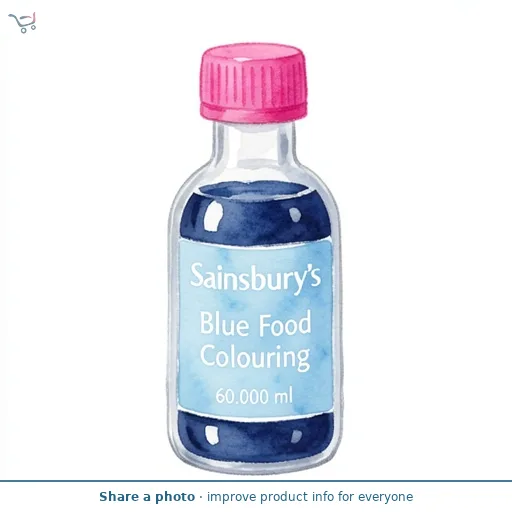 Sainsbury's Blue Food Colouring 60ml