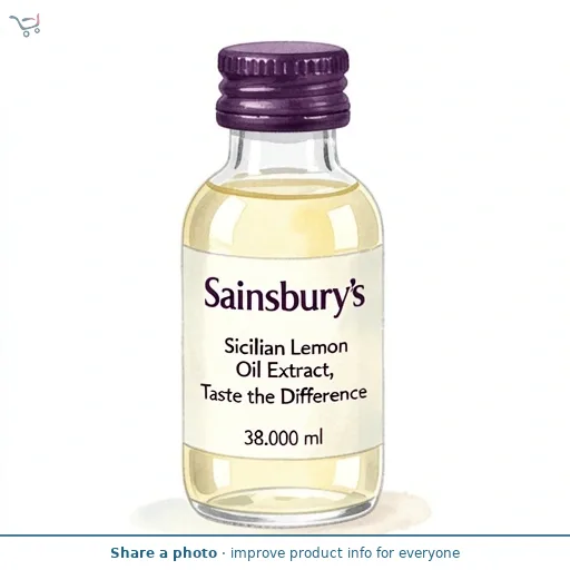 Sainsbury's Sicilian Lemon Oil Extract, Taste the Difference 38ml