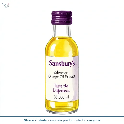 Sainsbury's Valencian Orange Oil Extract, Taste the Difference 38ml
